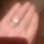 Sterling Silver CZ Half Eternity Ring Image 4