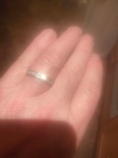 Sterling Silver CZ Half Eternity Ring