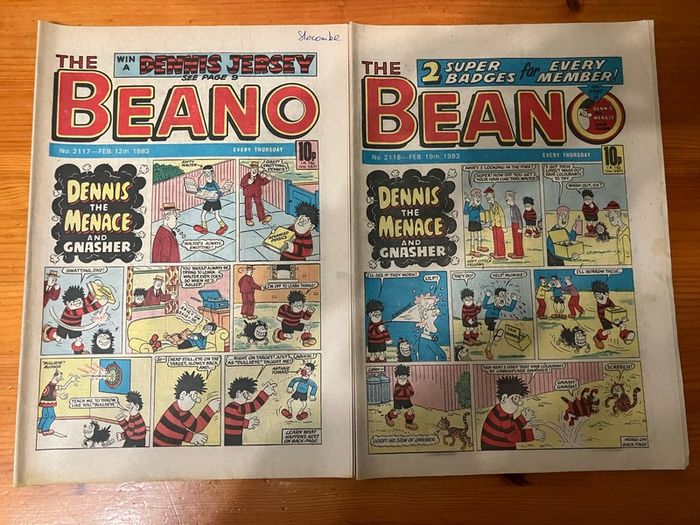 Comics: 'The Beano' 1983 (38 numbers)