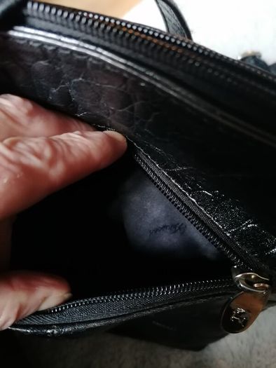 beautiful designer ashwood genuine leather black bag