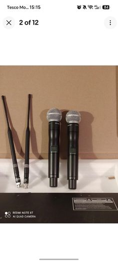 Shure Ur4d+ dual SM58