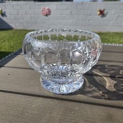 Heavy Crystal Footed Bowl