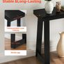 118 cm Console Table, Modern Desk Behind the Couch, Wooden Rectangle Entrance Desk, Narrow Long Sofa Table Image 4