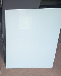 White Mist Glass Kitchen Splashback 600 x 750 x 6mm