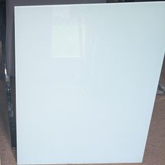 White Mist Glass Kitchen Splashback 600 x 750 x 6mm