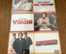 Knocked up-40 year old virgin-Superbad new dvd