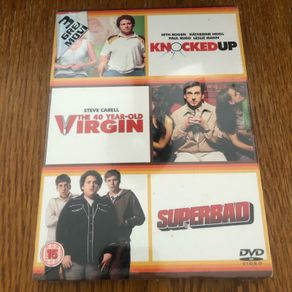 Knocked up-40 year old virgin-Superbad new dvd