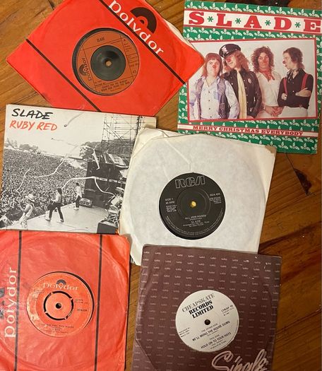 SLADE 7 inch vinyl records 4 euros each