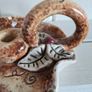 pottery candleholder Image 3