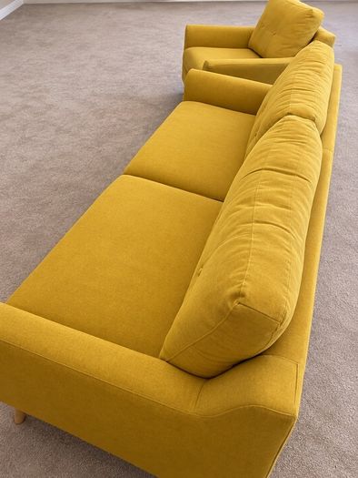 OLTEN 3 Seater Sofa and Matching Armchair