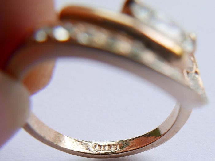 Vintage 18K GP Gold Plated Ring size M