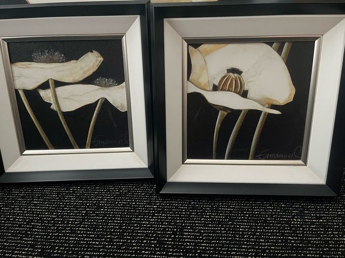 paintings and mirror