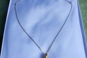 Vintage 9Ct Solid Yellow Gold 375 Hallmark Trinity Knot Three Circle and Necklace L-19"  5.0g
