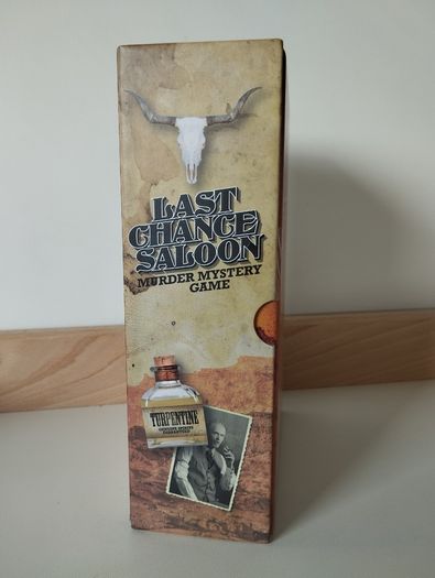 Last Chance Saloon Murder Mystery Game Professor Puzzle BRAND NEW
