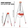 Nikon AC-2S Auto. Optical Survey Level c/w tripod & staff Image 3