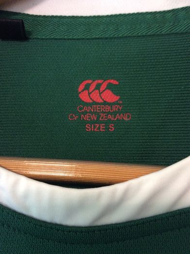 Ireland Rugby Jersey. Grand Slam Winning Jersey 2009. Official Canterbury Mens Home Jersey. Authentic Original From 2009. Not A Modern Day Remake.