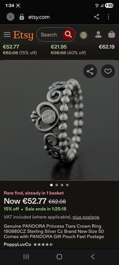 3 Pandora rings