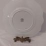 Fabulous Vintage Rare Patterned Royal Stafford Bone China Hand-Painted and Hand-Gilded Cake Display Plate in a Stunning Pink Hibiscus Pattern, Pattern no. 8239, Mint/Cabinet Condition Image 6