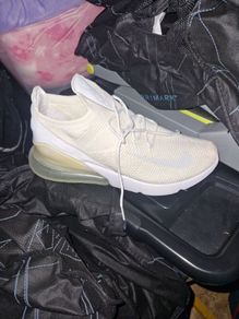 mens white 270s trainers wore few times in great condition