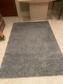 Beautiful Large Grey Shaggy Rug - Can Deliver