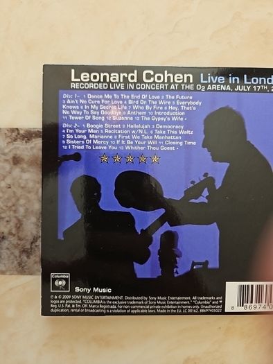 Leonard Cohen 2CD  - Live In London