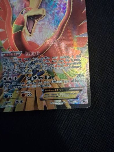 Pokemon Card : Ho-oh ex 119