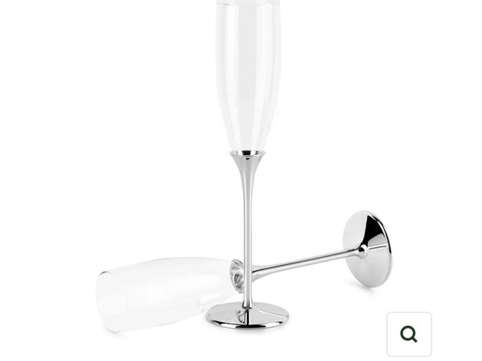 Pair of Newbridge Champagne Flutes
