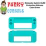 Nintendo Switch OLED Protective Silicone Rubber Gel Console Soft Case Cover Green Image 2