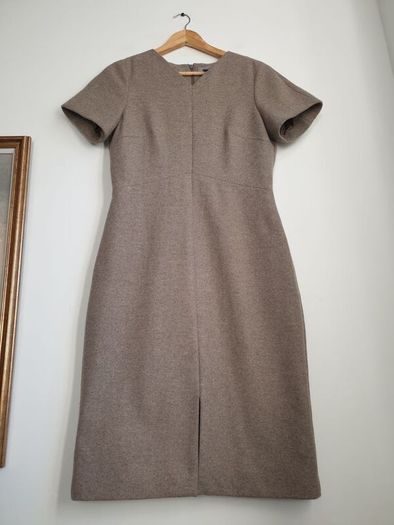 Cos Cashmere/wool Blend Dress Size Uk 10