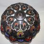 Rustic Large Stained Glass, Tiffany Style Table Lamp Image 4
