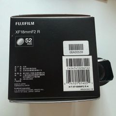 Fujinon Lens XF 18mm F2R