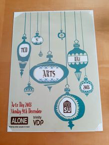 TCD Arts Day poster