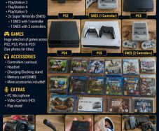 PS2 PS3 PS4 PS5 + SNES Consoles, Games & Accessories Gaming Clearout