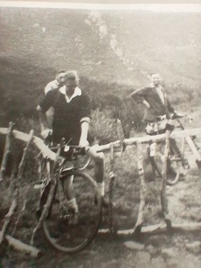 Set of 4 Vintage Photos: Connemara Camping, Cycling & Turf Cutting Expedition