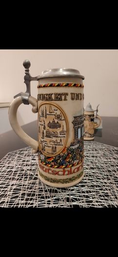 German beer steins