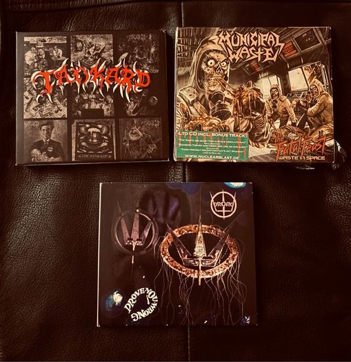 Tankard, Prong and Municipal Waste CDs