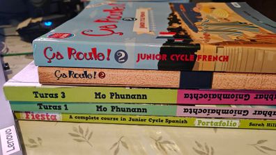 junior cycle Irish and French book