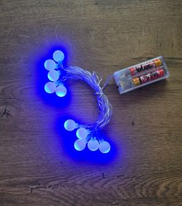 LED string lights - blue