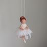 Poseable Felted ballerina handmade Image 2