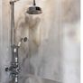 Traditional Thermostatic Mixer Shower set Chrome Image 2