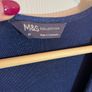 M&S Dress - Midnight Blue with tiny sparkly detail - Comfy Size 10 Image 2