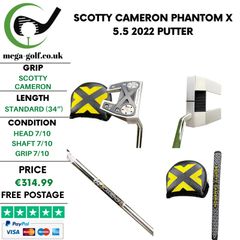 Scotty Cameron Phantom X 5.5 2022 Putter / 34"