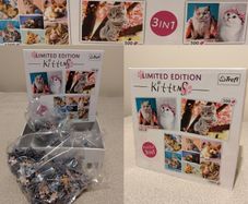 Limited Edition Jigsaw Puzzles, Kittens x 3