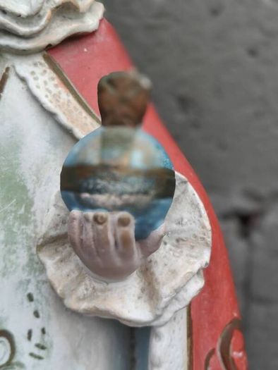 Vintage Chalk Child of Prague