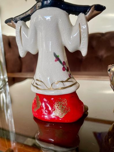 Rare Kitsch Mantle Decor 1950s