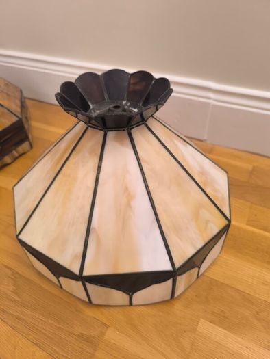 stained glass lampshades