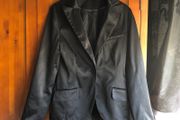 Top shop shiny black fitted blazer