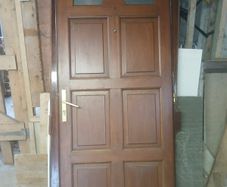 Teak front door