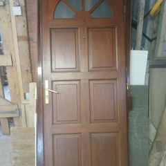 Teak front door