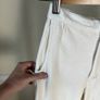 Djerf Avenue French Terry Trousers Sz 8UK 4US XS Wide Leg Elastic Waist Lounge Image 6